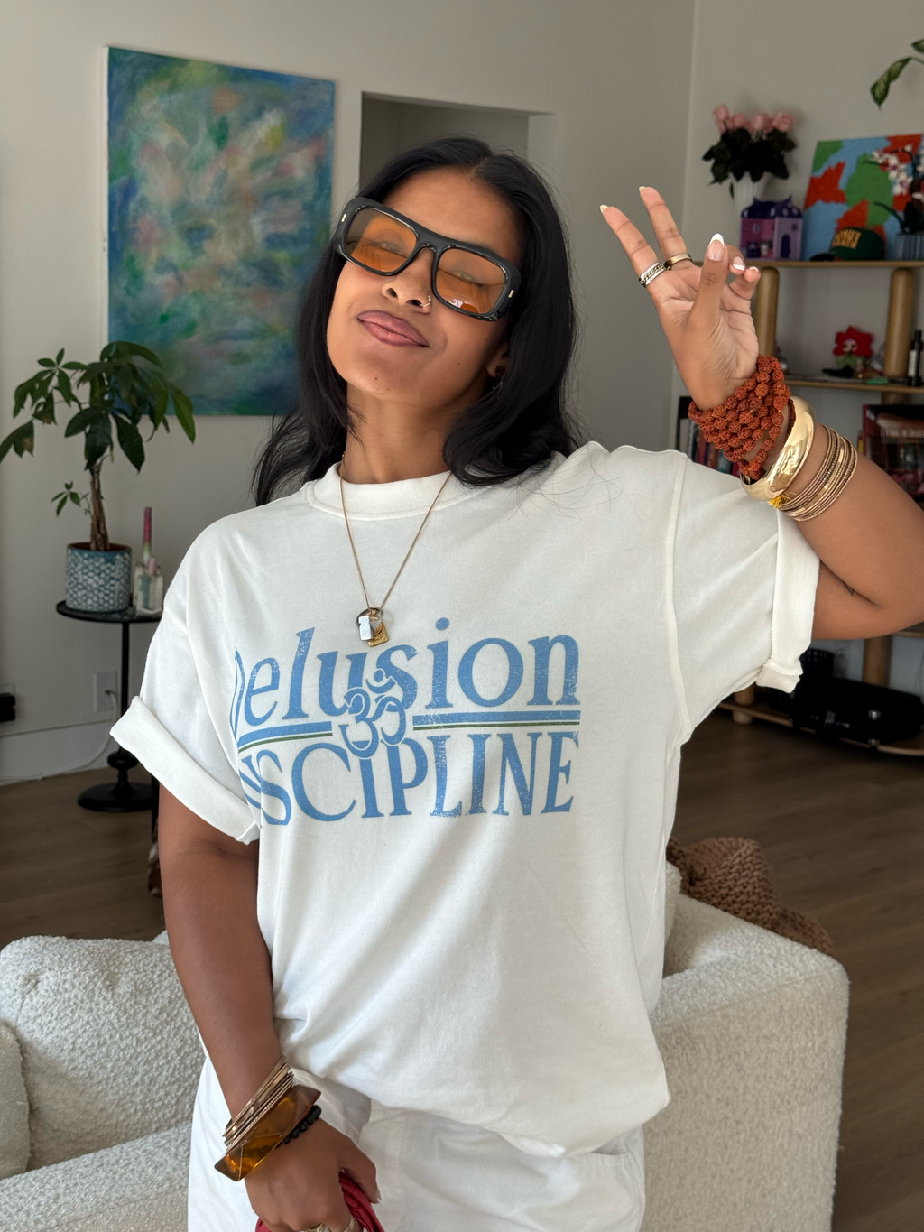 "DELUSION & DISCIPLINE" TEE