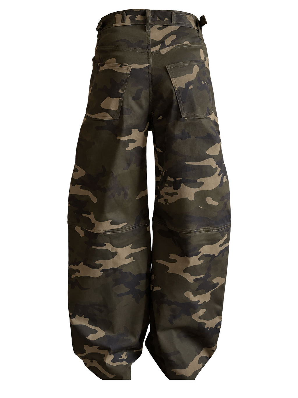 CAMO TIE DETAIL CARGO PANTS