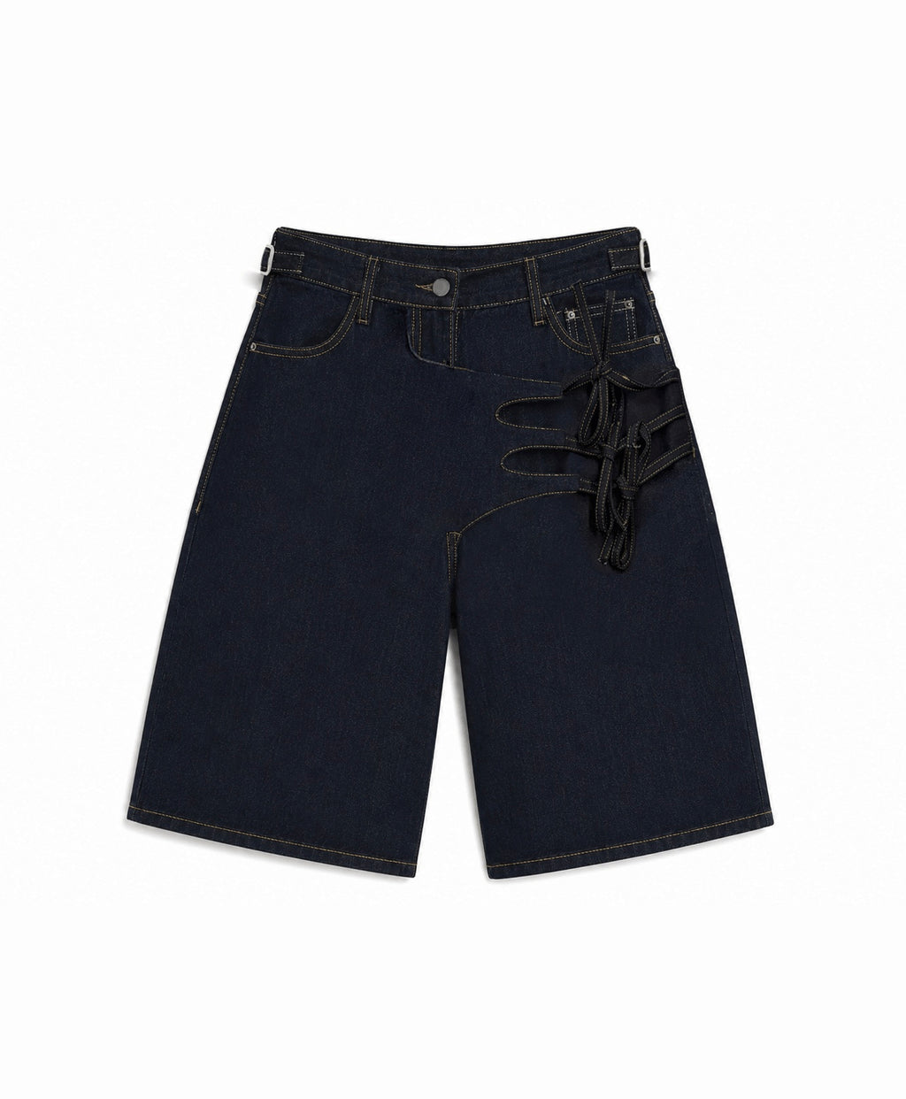 Tie Detail Jorts