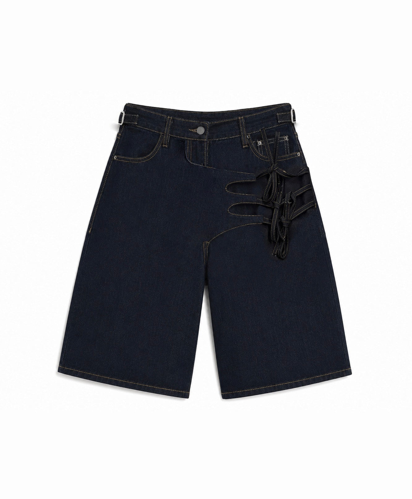 Tie Detail Jorts