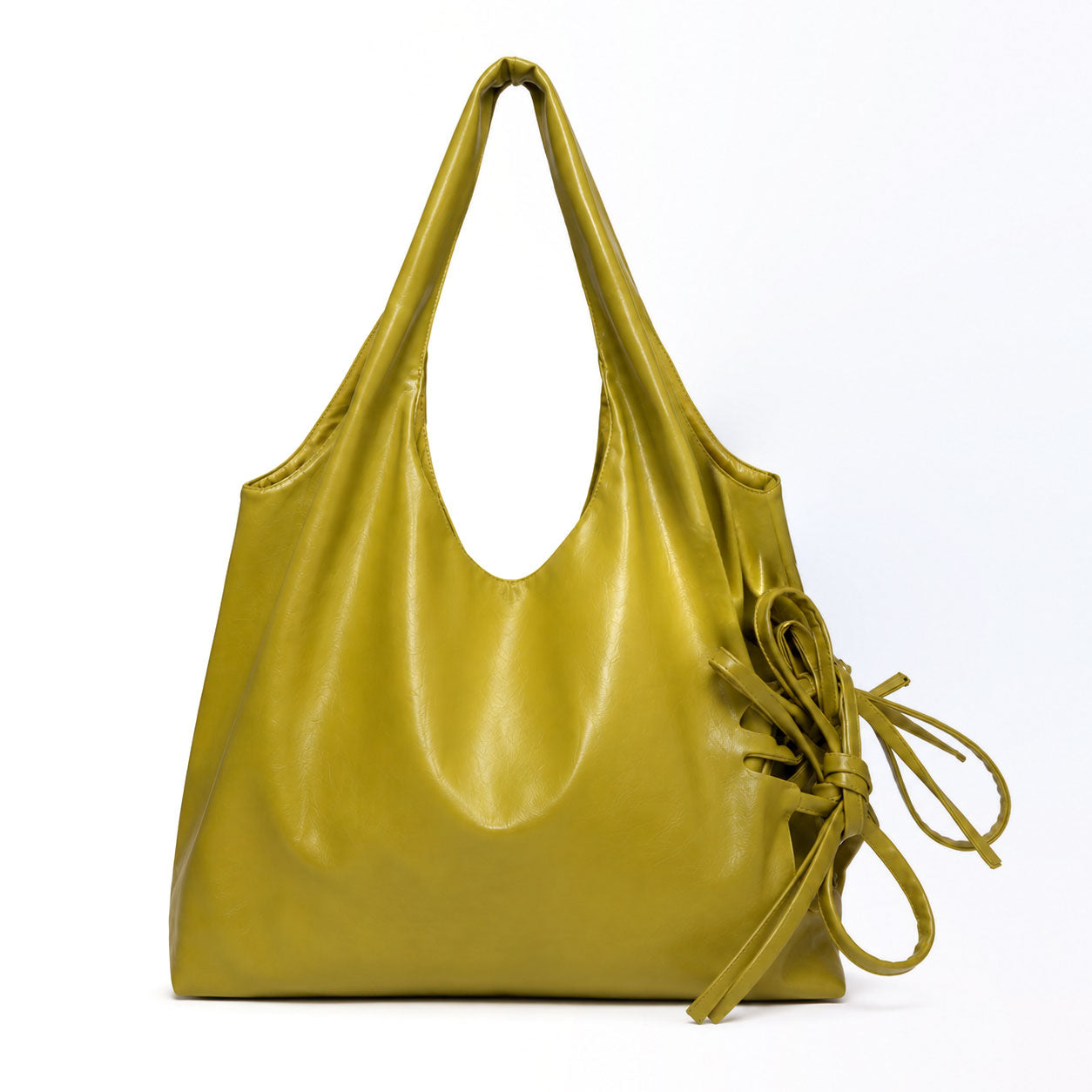 TIE LEATHER TOTE (PRE-ORDER)